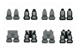 grey seat covers