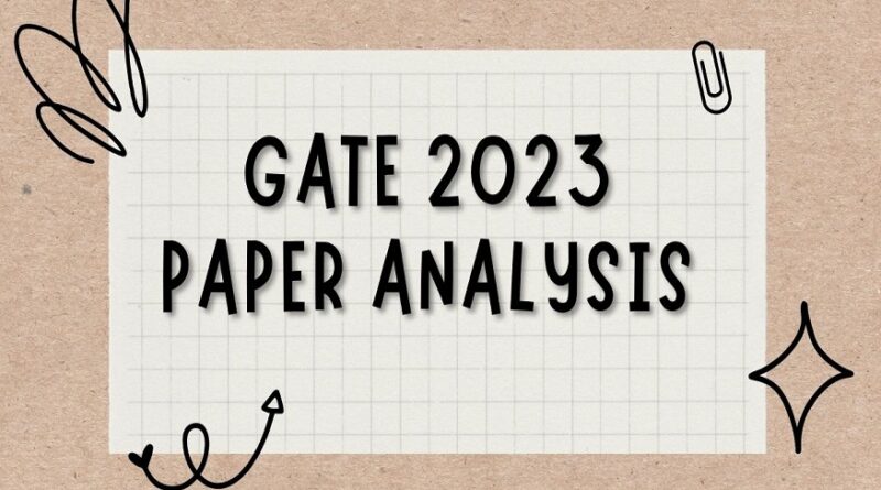 GATE 2023 Paper