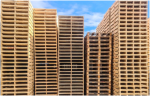 wooden pallets